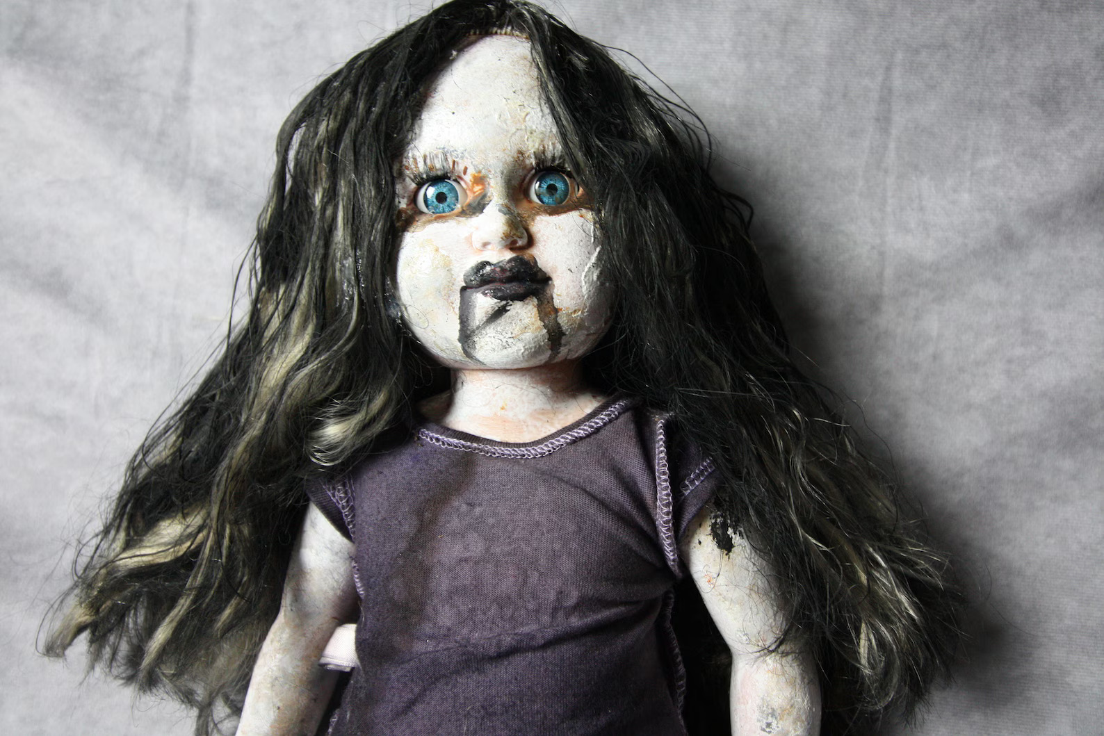 Creepy Doll | Haunted Doll | Halloween Doll | Gertrude GrimlyGala #1 – 18 Inch (SOLD)