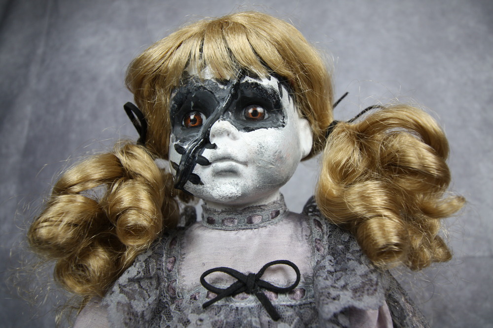 Creepy Doll | Haunted Doll | Halloween Doll | Marianella GrimlyGala #10 – 16 Inch (SOLD)