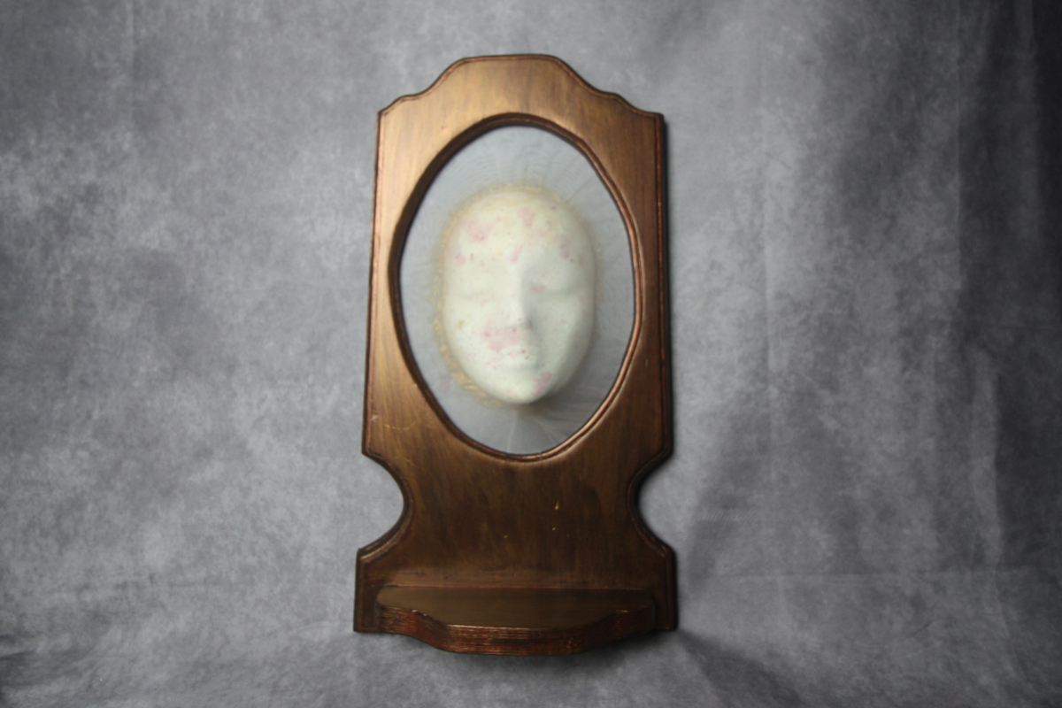 Creepy Doll Frame | Haunted Doll | Glow in the Dark | Alma Grimly Gala #45 – 19X10 Inches