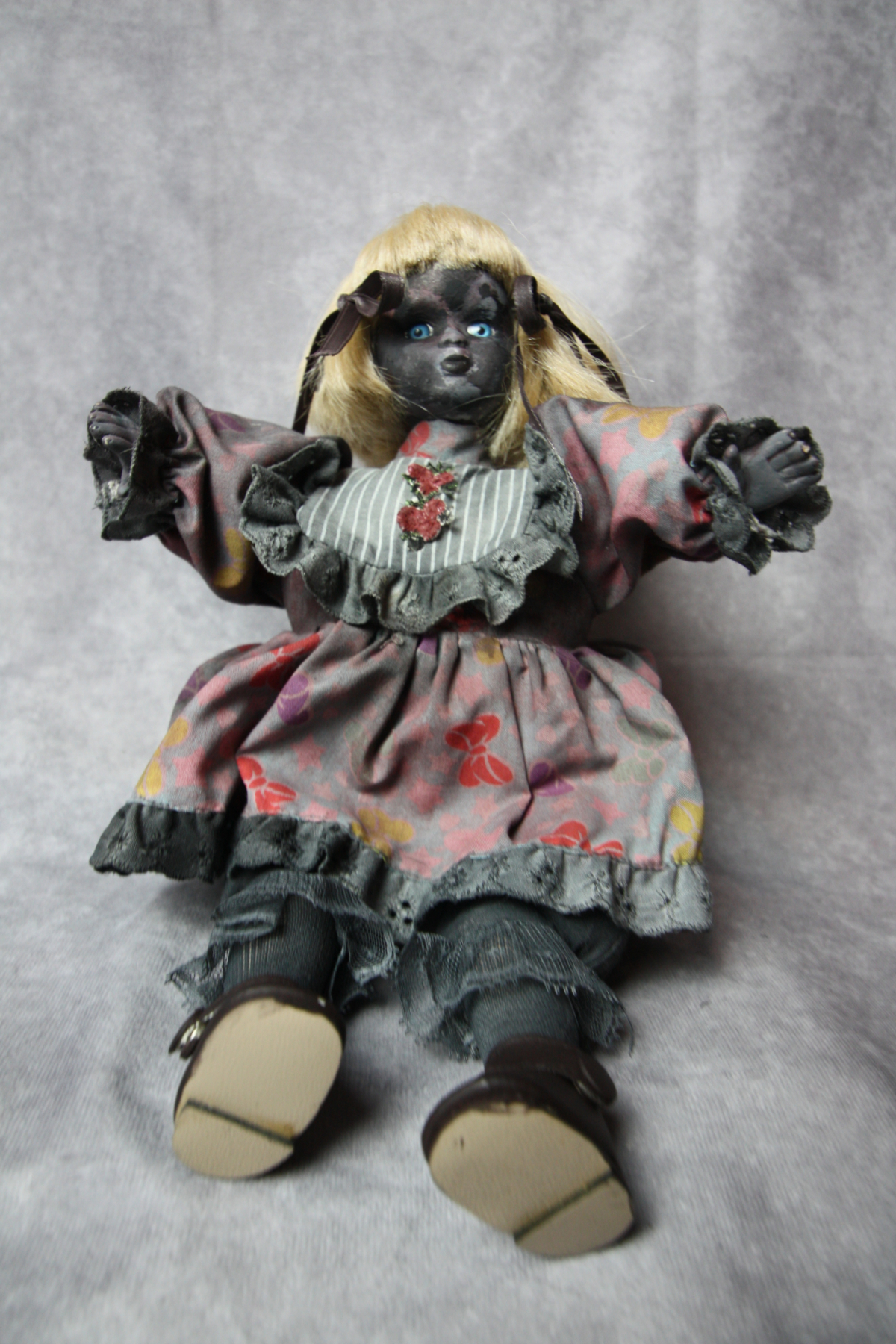 Creepy Doll | Haunted Doll | Musical Halloween Doll | Esme Grimly Gala #44 – 11 Inch