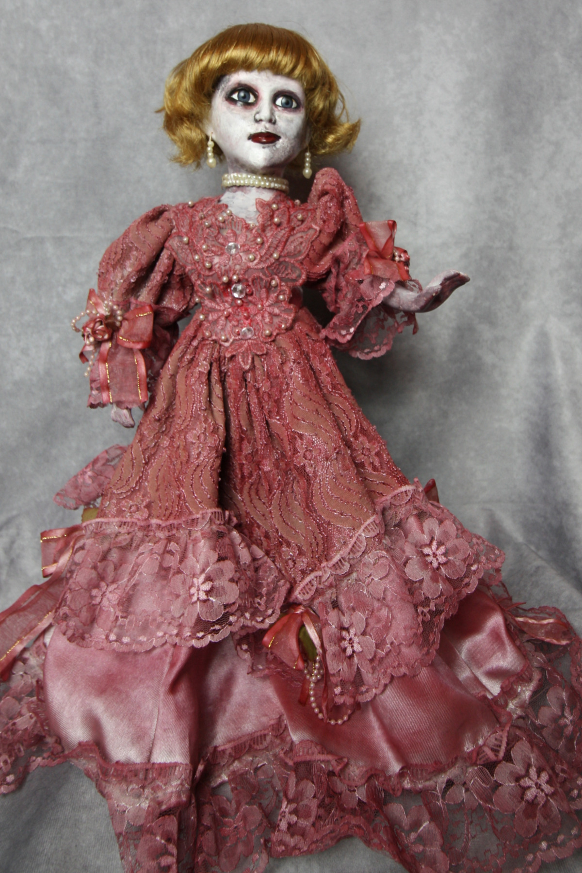 Creepy Doll | Haunted Doll | Halloween Doll | Rosalind GrimlyGala #41 – 16 Inch