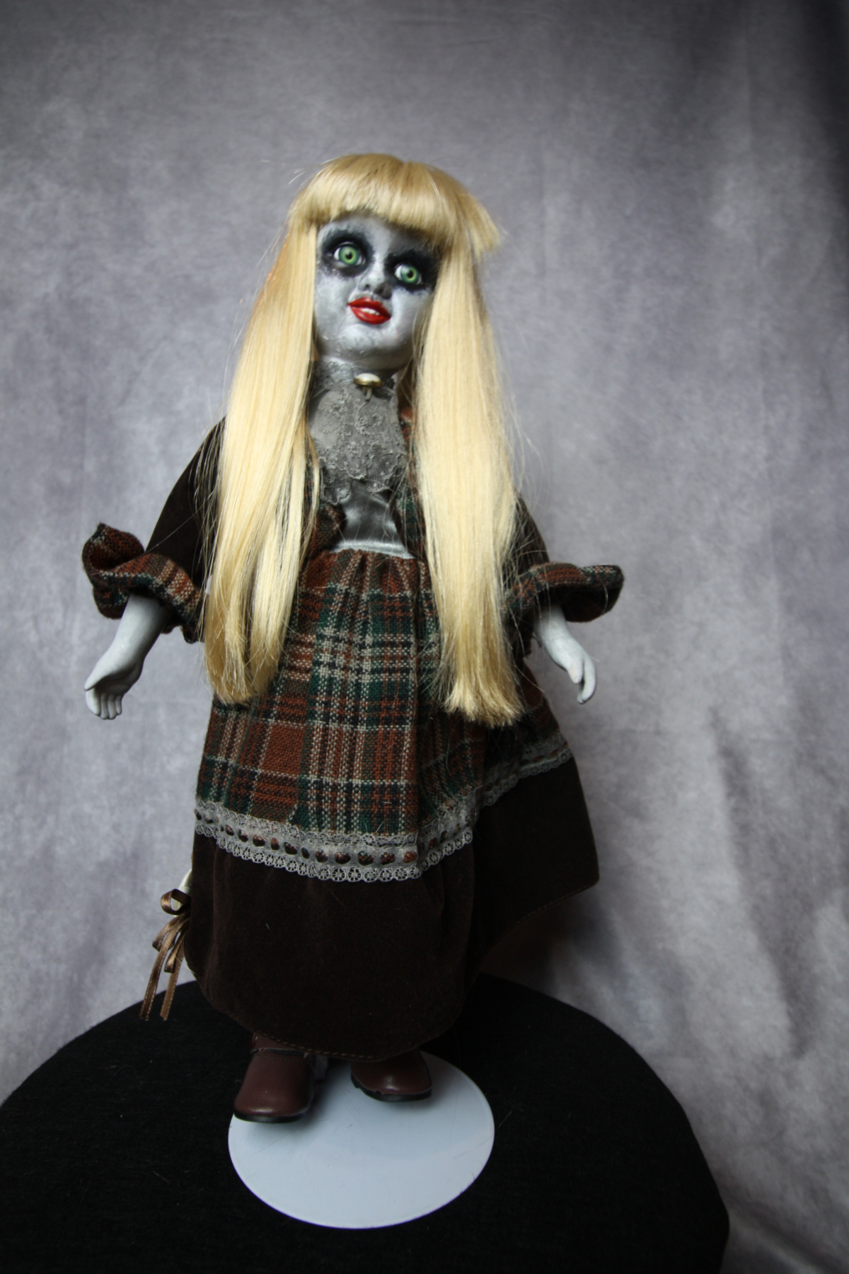 Creepy Doll | Haunted Doll | Halloween Doll | Taylor GrimlyGala #35 – 16.5 Inch