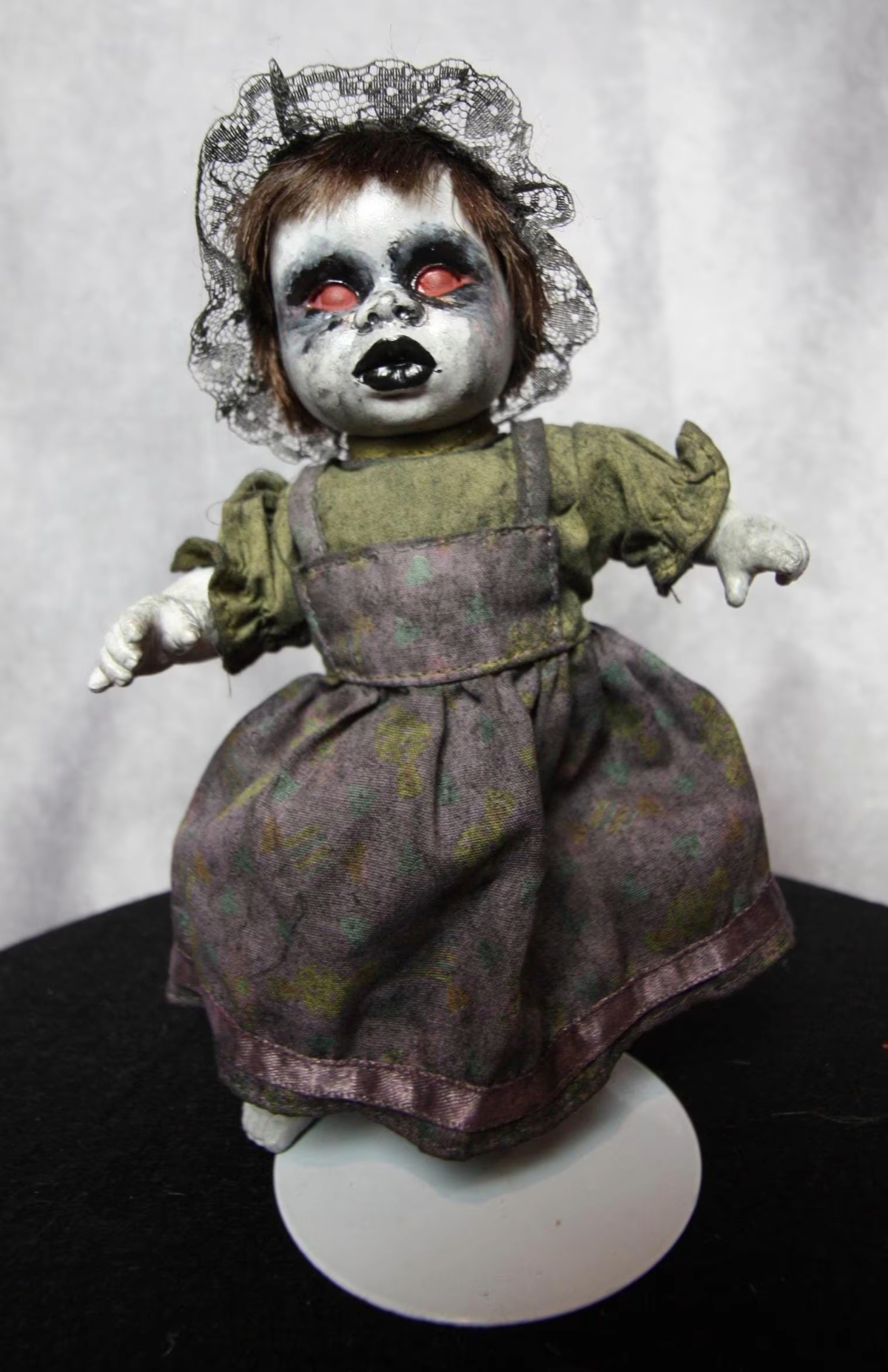 Creepy Doll | Haunted Doll | Halloween Doll | Vivienne Grimly Gala #38 – 7 Inch (SOLD)